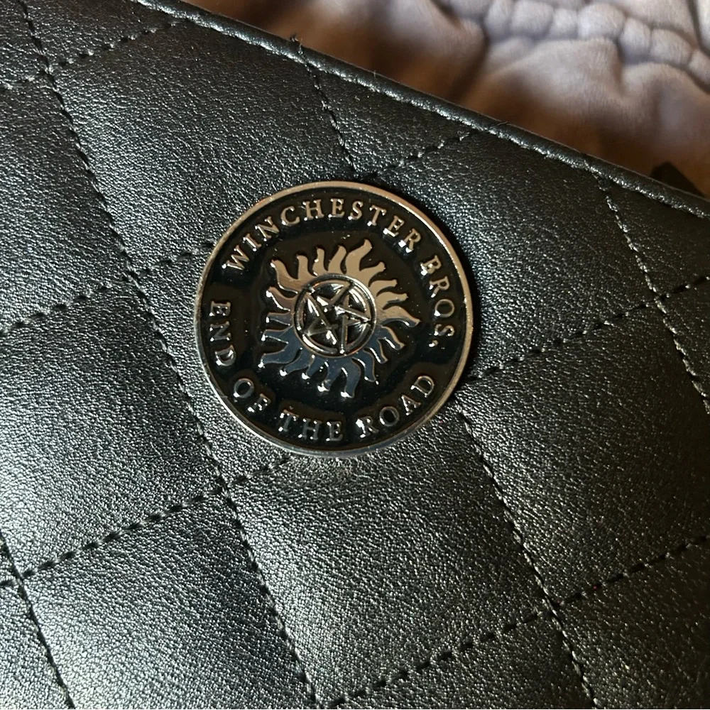 Supernatural Black Quilted Wallet
